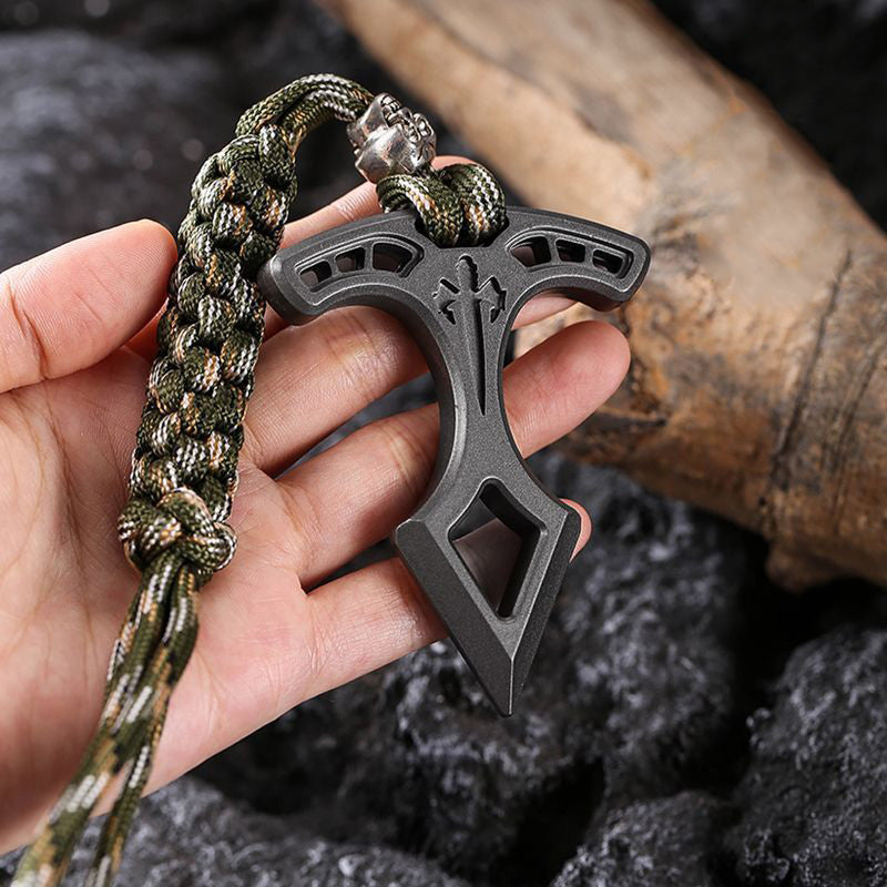 Portable EDC Tool Pendant Keychain with Aviation Painted Surface