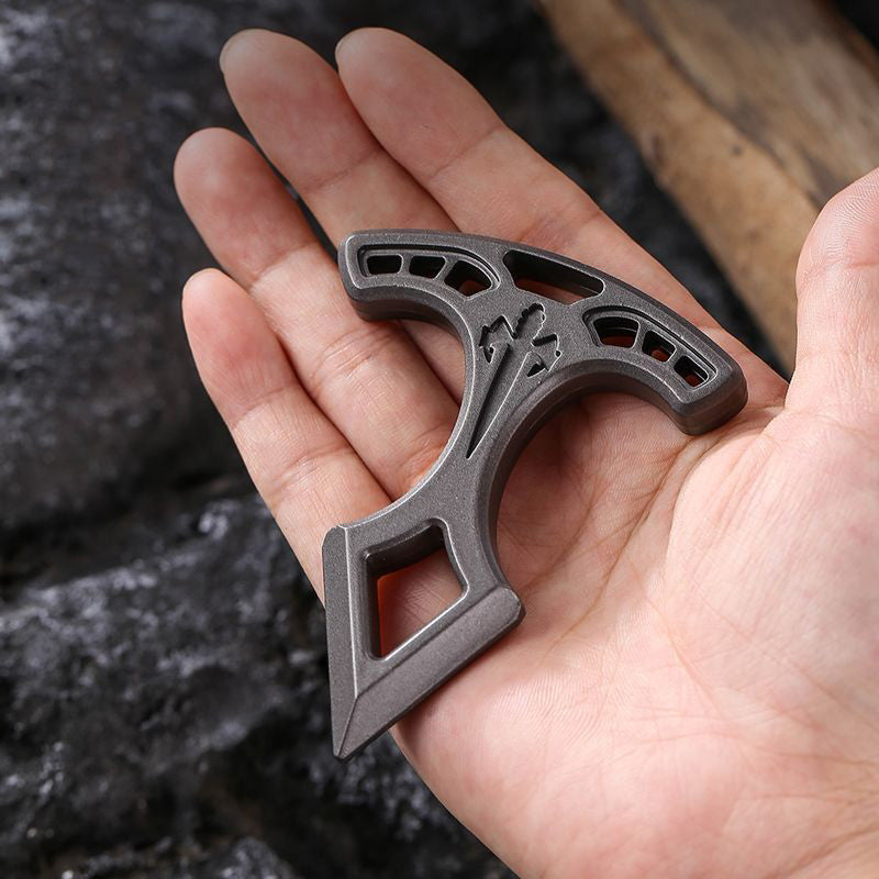 Portable EDC Tool Pendant Keychain with Aviation Painted Surface